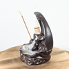 Brown Moon Statue -Stil Design Weihrauchkegel Keramik Backflow Weihrauch Brenner