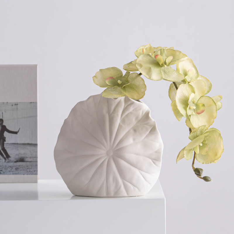 Funktionale Kunst handgeschobene Keramikvase für moderne Innenräume
