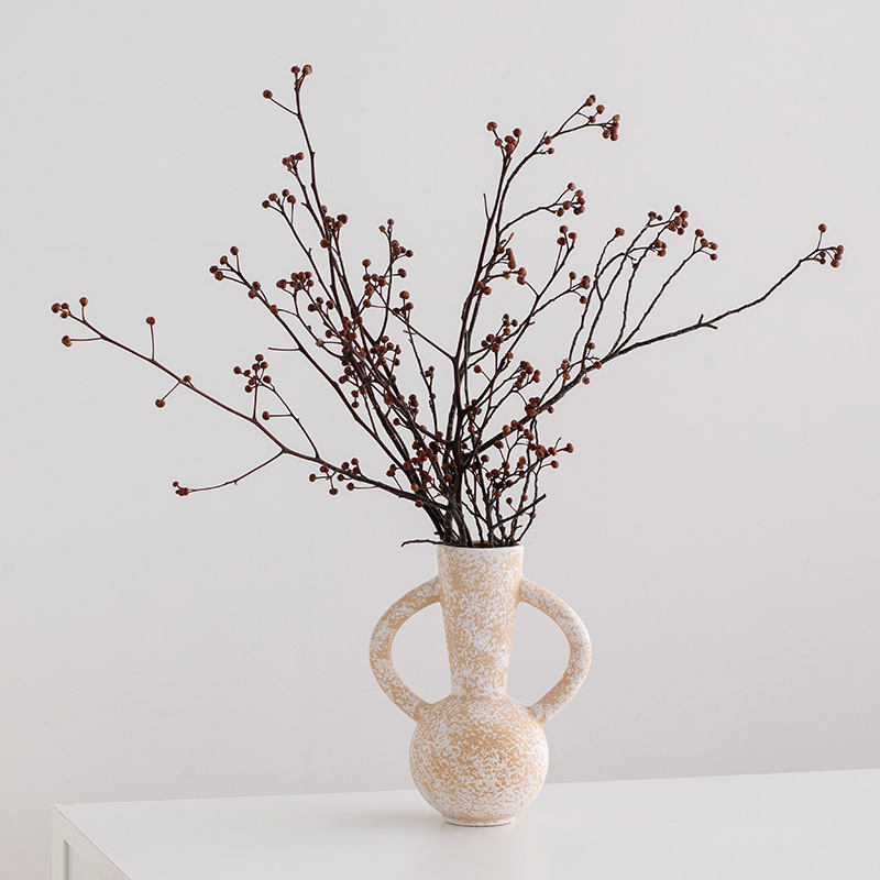 Porzellan -Vase -Desktop -Verzierung Keramikvase