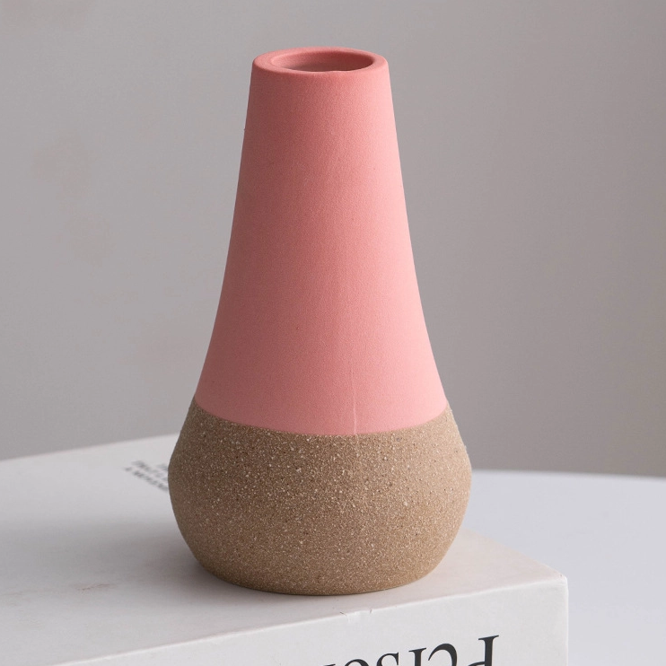 Hochzeitskernstück Vasen moderne minimalistische Keramikvase - Skandinavische Blumenvase für Wohnzimmer
