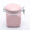 Mit Bambusdeckel Store Candy Cookies Kaffee Pink Keramik Dichtung Tank