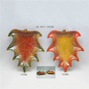 Verschiedene Farben Ahornblatt Geschirr große Keramikplatte