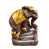 Heimtextilien Dekorieren Keramik Statue Golden Elephant Keramik Backflow Weihrauchbrenner