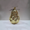 Goldene Keramik Kürbisse Form Laterne Keramik Kürbis ausgehöhlte Laterne Keramik Kürbisse Dekorationen