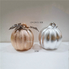 Silvery P Ceramic Umpkin Dekorationen für außen Golden Ceramic Pumpkins