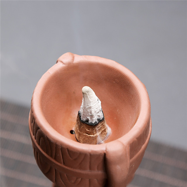 Keramik Göttin Bad Schwarz Farben Fließender Duft Keramik Rückfluss Weihrauchbrenner