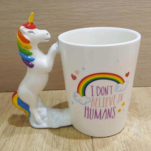 Animal Unicorn Lenker Keramik Kaffeetasse