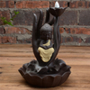 Keramik Buddha Hand und Little Monk Backflow Weihrauchbrenner