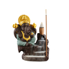 Kundenspezifischer Räuchergefäßhalter Wasserfall Fließender Rauchrückfluss Keramik Unterschiedliche Farbe Wählen Sie Ganesha Weihrauchbrenner