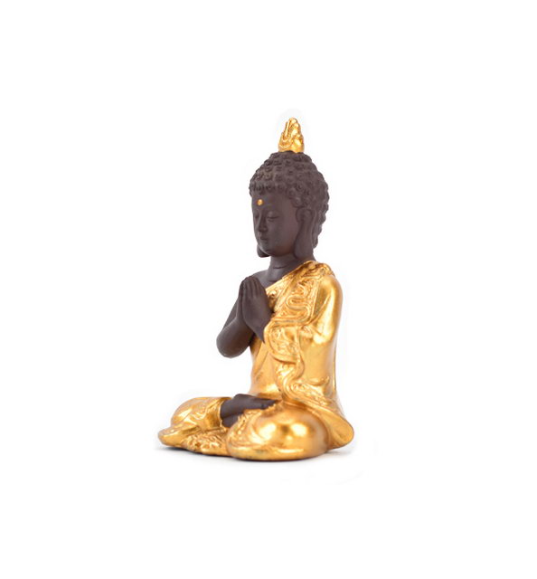 Ganzes Gold Home Decor Hochzeitsgeschenk Verschiedene Farben Wählen Sie Guanyin Figur Golden Ceramic Buddha Statue