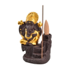 Gold Keramik Ganesha Wasserfall Backflow Weihrauchbrenner