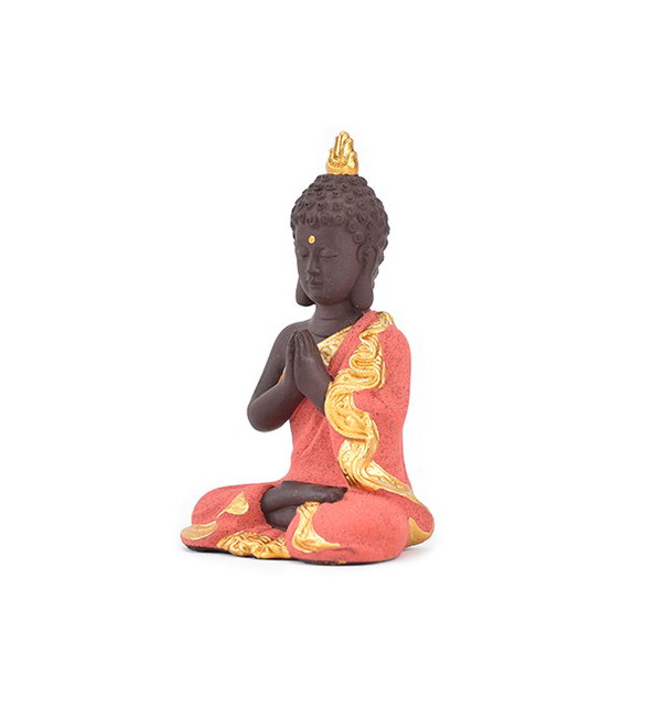 Personalisierte Wohnkultur Hochzeitsgeschenk Verschiedene Farben Wählen Sie Guanyin Figur Golden Ceramic Buddha Statue